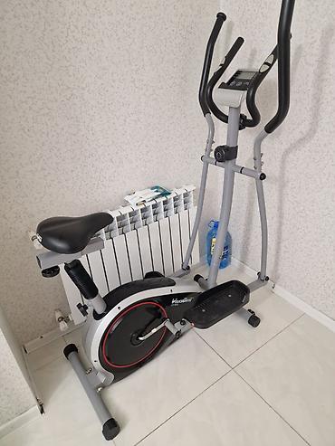 Velosiped-elliptik trenajor (Velosim V8503) - 2-i 1-də dizayn: həm
