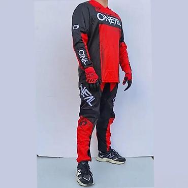 Sportska odeća: O’Neal komplet za motocross/enduro – dres i pantalone, crveno-crni - — 14