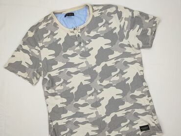 attack on titan koszulki: Silver, T-shirt for men, size M