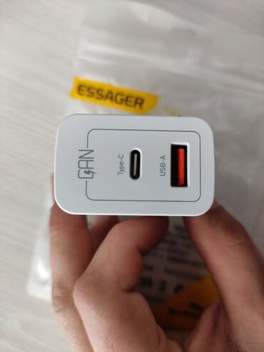 Зарядные устройства: Зарядное устройство Essager 33вт Быстрая зарядка USB type-c
