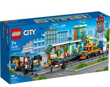 детский игровой: Оригинал.Добро пожаловать на железнодорожную станцию LEGO City. Эта