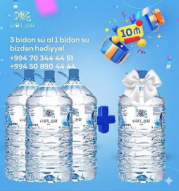 coca cola stəkan: Gül Su – 18.5 L bidon içməli su - Təbii dadlı, şəffaf və təmizlənmiş — 1