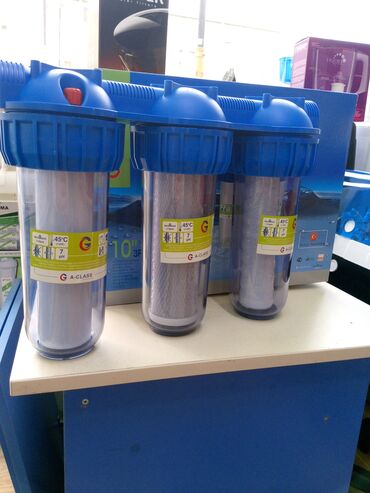 Su filtrləri: Puretech su filtrləri üçün kartriclər dəsti. Dəstdə 3 önləyici filtr — 32