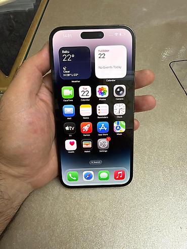 IPhone 14 Pro Max, 128 GB, Black Titanium, Face ID