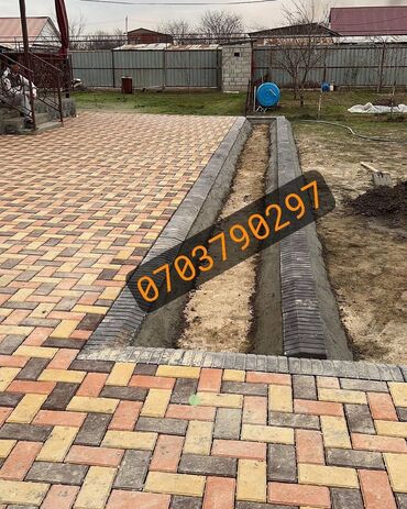 Брусчатка кирпич: Брусчатка кирпич, Для парковки, Бетонная, Литая, Новый, Гарантия, Бесплатный выезд, Укладка — 2