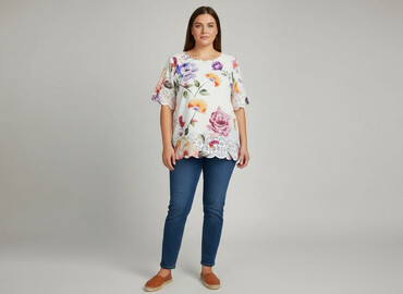 catalina sukienki plus size: Жіноча блуза, розмір 2XL