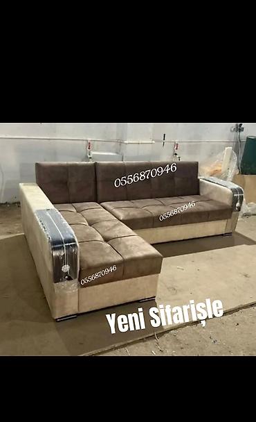 Sifarişlə divanlar: Künc divan, Qonaq otağı üçün, Parça, Bazalı, Açılan, Kitab — 2