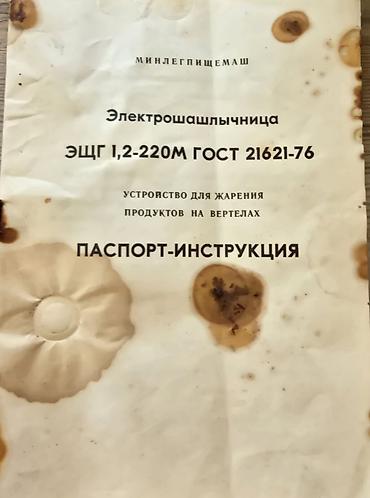 Товары для шашлыка: Горизонтальный мангал, 6 шампуров, С термостатом, Б/у — 6