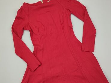 czerwona rozkloszowana sukienki: Sukienka, S, Orsay, stan - Dobry