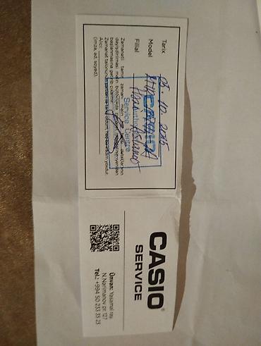 casio saat satışı: Hədiyyə paketi, İşlənmiş, rəng - Ağ — 2