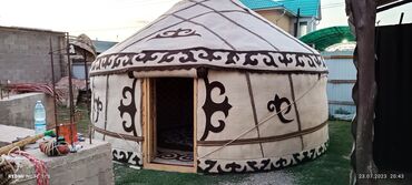 Аренда юрт: Аренда юрты, Каркас Деревянный, 65 баш, С полом, Самовар, Стол — 9