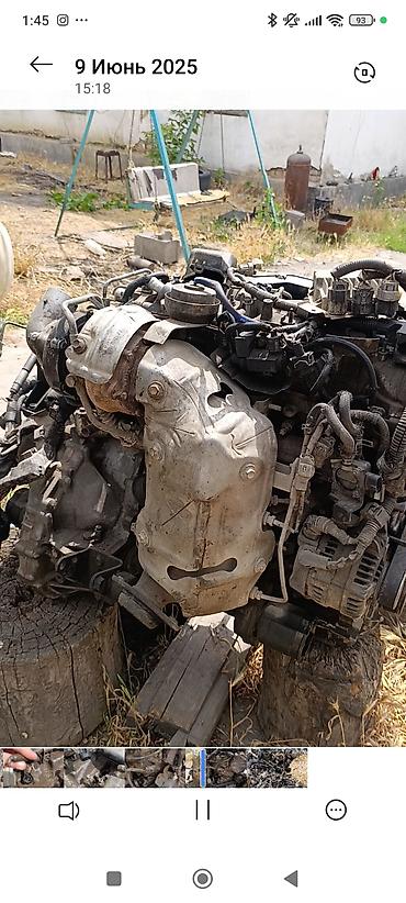Двигатель дизельный Тойота Авенсус 2006 г в сборе форсунки нет -