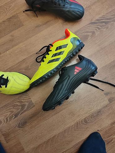 sari batinka: Rəng - Qara Botinkalar, Adidas, Ölçü: 36, Oğlan üçün — 2