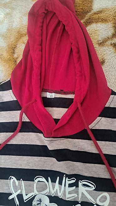 aşbaz geyim: Qadın köynəyi/hoodie XXL - Model: qısaqoll, kapüşonlu, iplə büzməli — 2