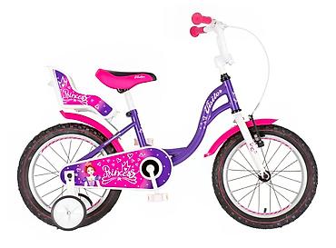 svecana obuca: Bicikl kids Visitor Princess 16" 9" V-brake + kontra, 105–125 cm — 3
