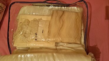 Örtüklər: Yataq üçün Yeni Qaşlı rəng - Ağ Yataq örtüyü, Rayonlara çatdırılma, Ünvandan götürmə — 5