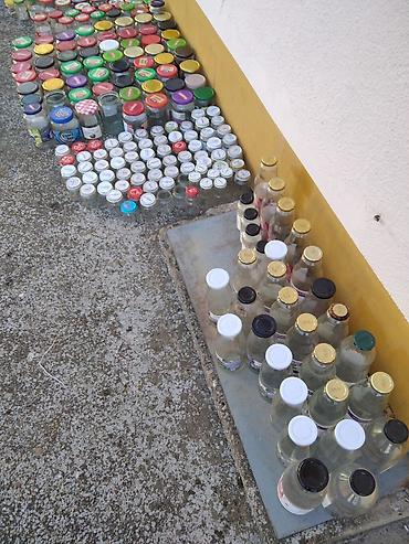 Ostalo posuđe: Razne tegle, teglice, false, flasice-razlicite gramaze. Sve cisto I sa — 2