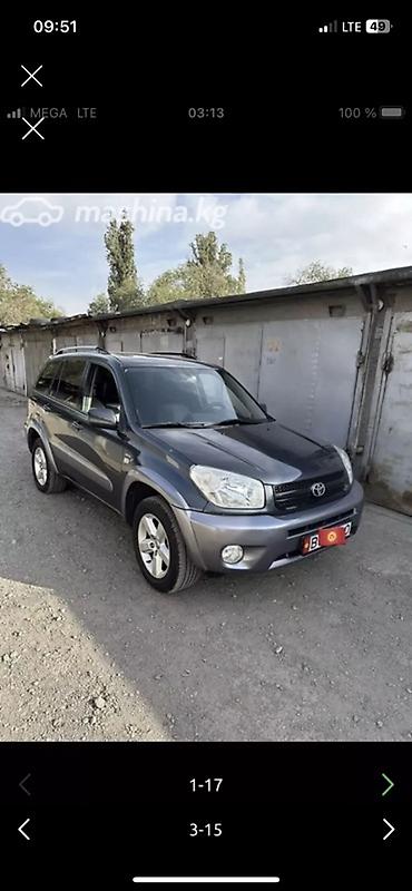 Toyota: Toyota RAV4: 2004 г., 2 л, Автомат, Бензин, Кроссовер — 3