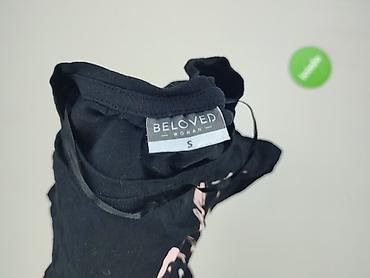 bluzki czarne basic: Beloved, T-shirt damski, rozmiar S — 4