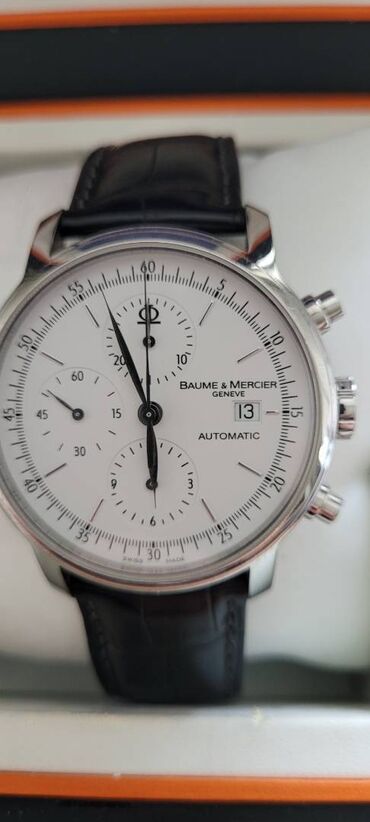 наручные часы мужские бишкек: Продаю щвейцарские часы BaumeMercier Classima Chronograph в отличном