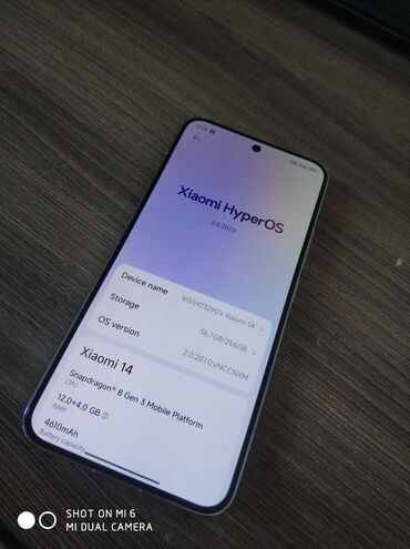 покупка сломанных телефонов: Xiaomi, 14, Колдонулган, 256 ГБ, түсү - Кызгылт, 1 SIM, 2 SIM, eSIM