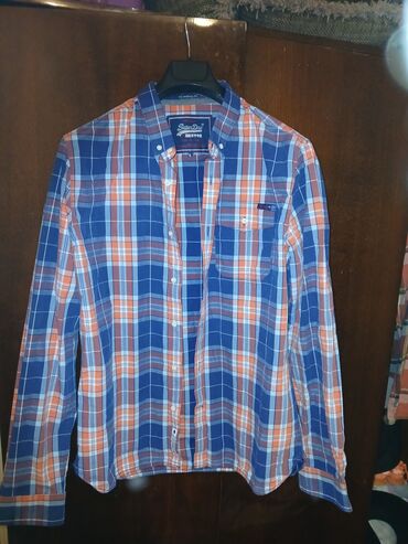 стильные мужские рубашки: Мужская рубашка, XL (EU 42), Superdry, Новый, Самовывоз
