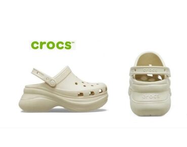 обувь для туризма: Сабо, 37, Crocs, Новый, цвет - Бежевый