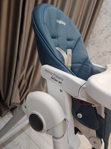 стульчик для кормления peg perego siesta: Стульчик для кормления, Peg perego, Пластик, Трансформер, цвет - Голубой