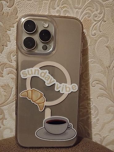 Mobil telefon və aksesuarlar: Iphone 16 pro max ucun case, yeni ve cox az islenmis. 1 eded 5 Azn — 6