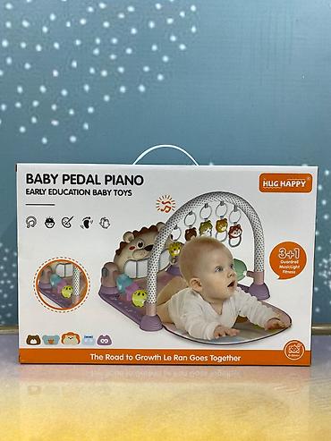 Beşik üçün asma oyuncaqlar: 👶🎹 Poqremuşka Pedallı – Körpələr üçün Əyləncəli və İnkişafetdirici — 3