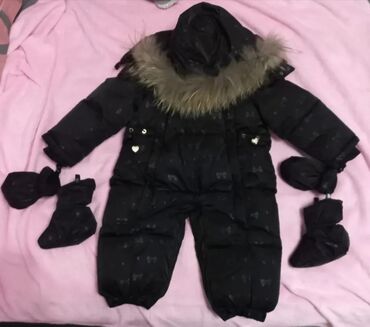 комбинезон для новорожденных зимний: Комбенизон белый на 0-3 месяца -700 почти новый Чёрный зимний