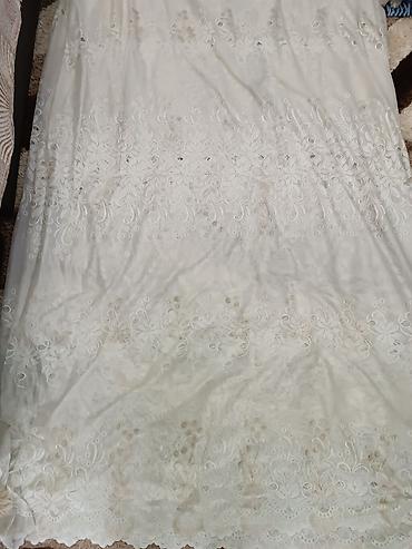 Декоративные цветы: Тюль в молочном цвете Размер :высота 2.75 ширина 6 м - Материал — 1