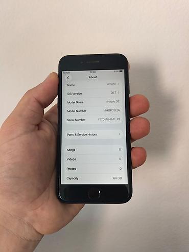 second hand electronics: Iphone SE 2020 crni sa 64gb memorije, sim free i icloud free — 6