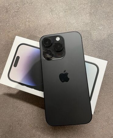 iphone 8 токмок: IPhone 14 Pro, Б/у, 128 ГБ, Черный, Защитное стекло, Чехол, Кабель, 88 %