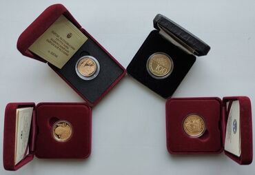 покупка монет: Продаю монеты НБКР серебряные и золотые Курманжан-Датка, Илбирс с