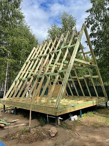 строительство в рассрочку: Афрем дом все виды опыт 5 год КВ метр 350💲 — 1