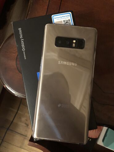 note 8 2021: Samsung Galaxy Note 8, 64 GB, rəng - Qızılı, Zəmanət, Sensor, Barmaq izi