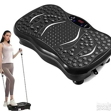 Ostale sprave za vežbanje: Vibraciona fitness platforma sa masažom stopala i elastičnim trakama — 1