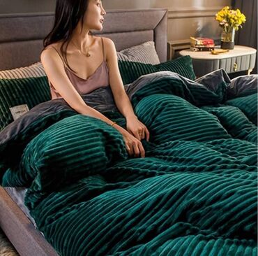 Ćebad i pokrivači: 🔥Plišane rebraste posteljine🔥 🔥Jorganska navlaka-200*220 🔥Čaršaf na — 1