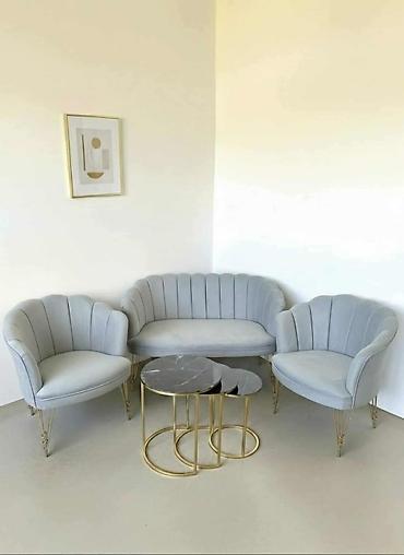 konjic grbonjic: Elegantna garnitura za dnevni boravak – art-deco stil - Sastav — 3
