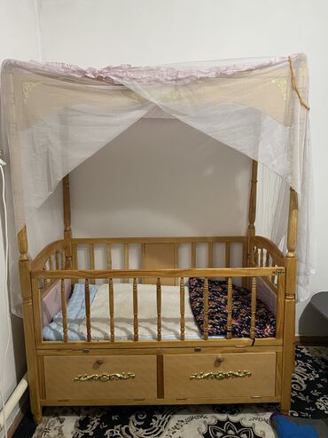 детские кроватки из дерева: Кыздар үчүн, Балдар үчүн, Колдонулган