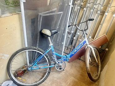 velosiped 28: Salyut şəhər velosipedi Velosiped sürülmür bağlı yerdədi sadəcə kamer — 2