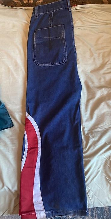 tech flecee: Jnco baggy pants - Материал: плотный деним синего цвета. - Крой — 3