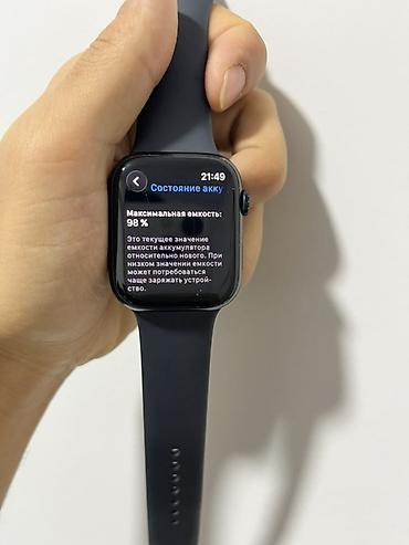 huawei mate 9 pro: Смарт-часы Apple Watch 9 (алюминий, цвет Space Gray) с черным — 6