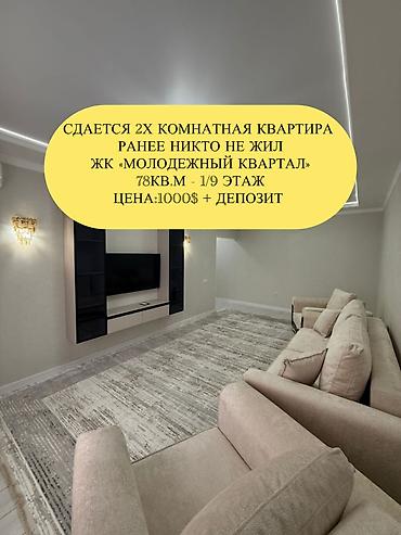 Долгосрочная аренда квартир: 2 комнаты, Агентство недвижимости, Без подселения, С мебелью полностью — 1
