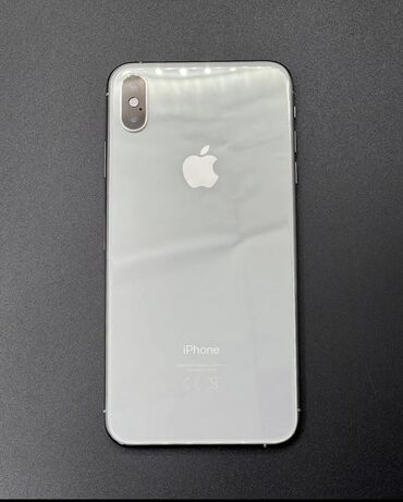 iphone xs цена в бишкеке: IPhone Xs Max, Б/у, 256 ГБ, Белый, Защитное стекло, Чехол, Кабель, 100 %
