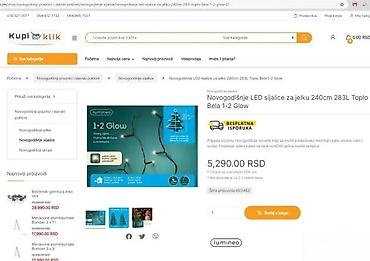 Praznična dekoracija: Luminee 1•2 Glow i Compact Twinkle – LED svetleće lampice za jelku - — 7