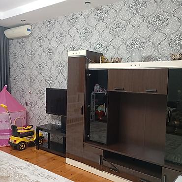 kitab stol: TV üçün divar modulu və şkaf sistemi - Material: laminat/MDFlam — 1