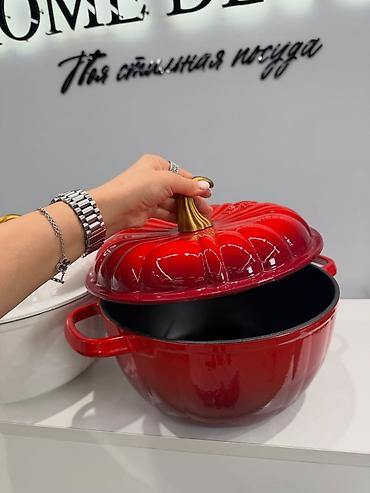 фрукты банан: 🎃 ЧУГУННЫЙ КАЗАН «ТЫКВА» — 7 Л 🔥 ПО АКЦИИ — ВСЕГО 4 990 СОМ! ✨ — 5
