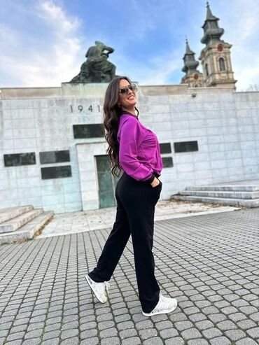 Gornji i donji deo: Nove pamučne komplet trenerke dostupne M do 6XL-sa ranflom ili bez — 11